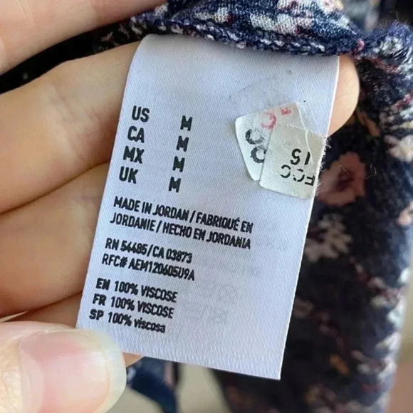 American Eagle Outfitters Cold Shoulder Floral Dress, Size M - Picture 14 of 16